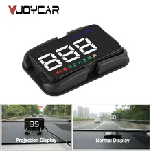 Vjoycar A51 Универсальная автомобильная HUD GPS Скорость ometer Скорость Head Up Дисплей цифровой overspeed сигнализации лобовое стекло проектор Авто HUD