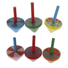 1 шт. Детские деревянные игрушки с гироскопом для детей и взрослых, настольные игрушки для снятия стресса, игрушки для детей, подарки на день рождения, разные цвета