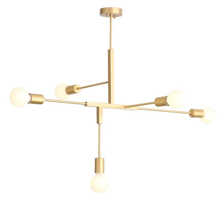 

Nordic Modern Chandelier Magic Bean Chandelier Living Dining Room Copper Chandeliers Light Lighting Fixture Free Shipping