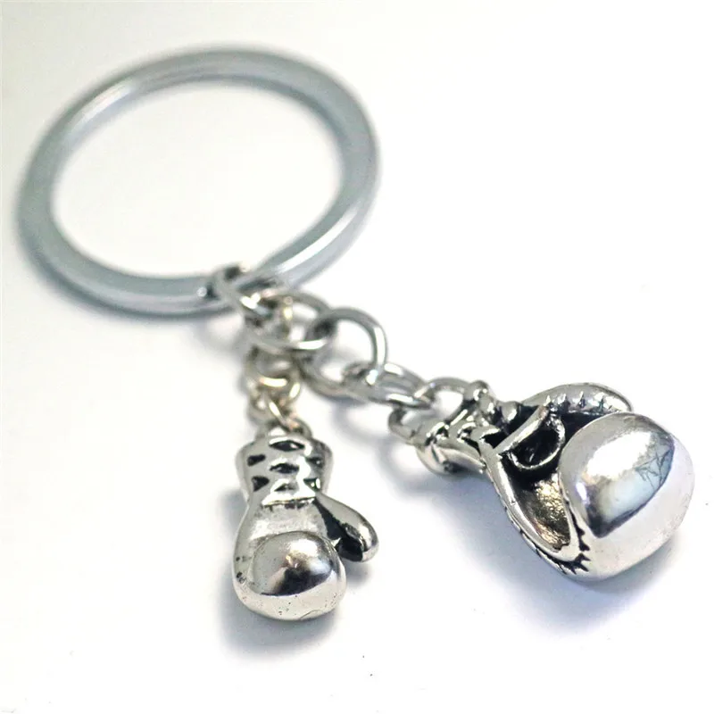 

Cool Cute Boxing Gloves Key Chain Bag Pendant Key Ring Sport Key Chain Fist Keychain Boxer Golvers Keychain