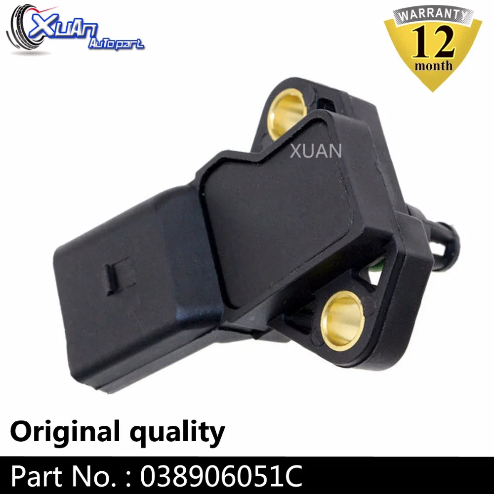 Xuan-Sensor De Presión De Impulso De Aire Para Coche, Accesorio Con Mapa De Admisión De 3 Bares, Para Audi A2, A3, A4, A5, A6, A8, Q5, Q7, Tt, S5, S6,