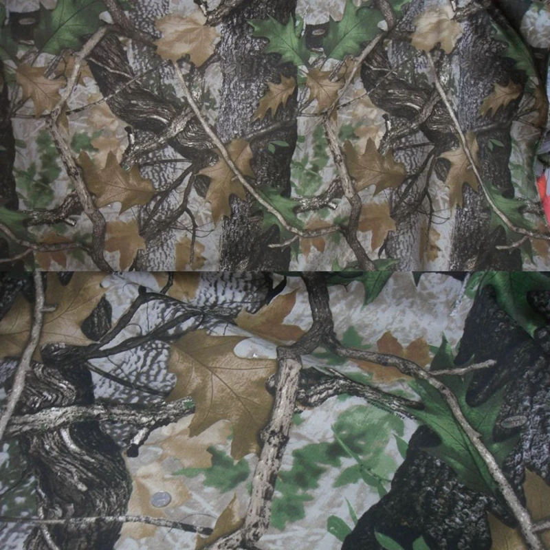 

1.42M Width Fall Transition Bionic Tree Leaves Camo Fabric Camouflage Material Outdoor Hide Cover Shade Netting Blind