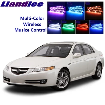 

Liandlee For Acura TL Car Full Color LED Glow Interior Car Under Dash Foot Floor Seats Accent Lighting
