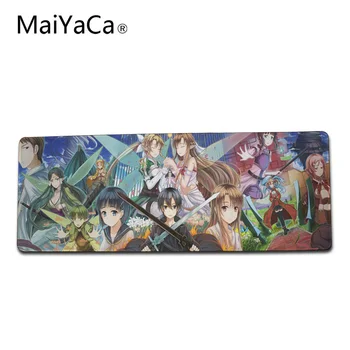 

MaiYaCa Original Design Computer Speed Mouse Pads Sword Art Online Anime Mouse Pad Rubber Gamer Soft Comfort Mouse Mat