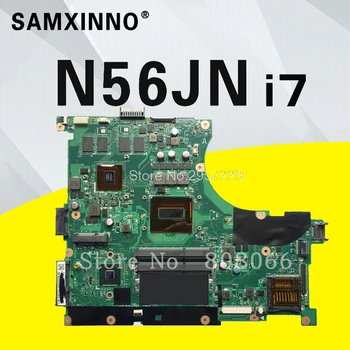 

N56JN Motherboard For Asus N56JN G56J G56JR Laptop motherboard N56JN mainboard REV2.0 i7 with Graphics card 100% Tested Well