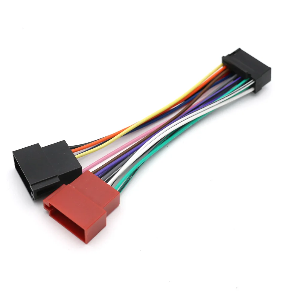 Car CD Radio Audio Stereo ISO Standard Wiring Harness Connector Wire Adaptor Plug Cable for Sony CDX MEX DSX WX-in Cables, Adapters & Sockets from ...