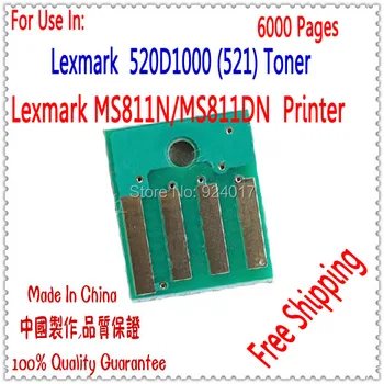 

Compatible Lexmark MS811 Toner Chip,For Lexmark MS811N MS811DN Reset Toner Chip,For Lexmark MS811DTN 52D1000 (521) Toner Chip,6k