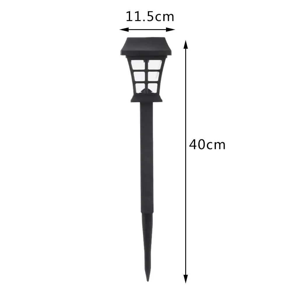 2 шт. солнечный светильник для газона, белый наружный светильник, водонепроницаемый светодиодный садовый светильник, светодиодный уличный светильник