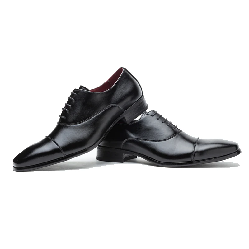 DXKZMCM/мужские оксфорды ручной работы из натуральной кожи; мужские коричневые модельные туфли на шнуровке для свадебной вечеринки; Мужская официальная обувь с перфорацией типа «броги»