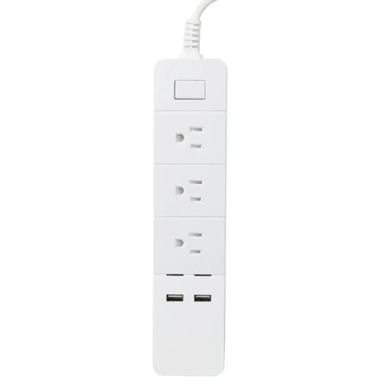 

Smart Power Strip Socket EU Plug Extension Switch Adapter Surge Protector 3 Outlet 2 Port USB Charger Power Cord Z40