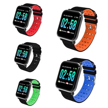 

Men Women Smart Watch Bluetooth Sleep Monitering Sedentary Reminder Silicone Strap DU55
