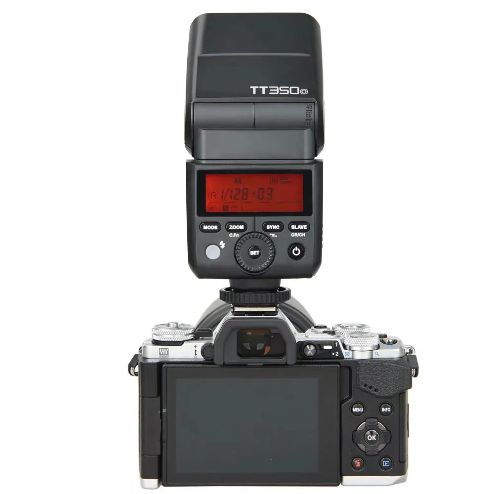 Godox Mini Speedlite TT350 камера вспышка 2,4G HSS 1/8000s ttl HSS GN36 для Canon Nikon sony Olympus Panasonic Fujifilm Pentax