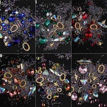 1 Box Mix Nail Alloy Jewelry Horse Eye/Water drop/Heart-shape Nail Alloy Art Caviar Jewelry For DIY Nail Rhinestone Decoration#J 1 Box Mix Nail Alloy Jewelry Horse Eye/Water drop/Heart-shape Nail Alloy Art Caviar Jewelry For DIY Nail Rhinestone Decoration#J