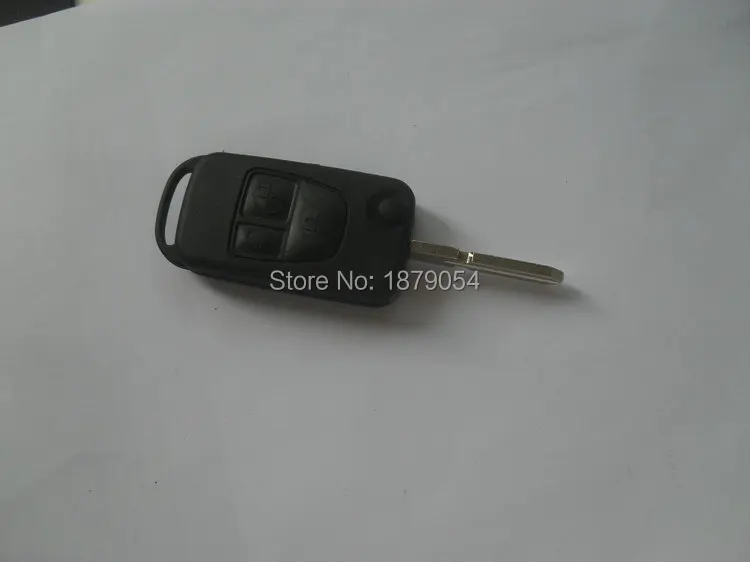Benz Flip Remote Key Shell 3 Buttons HU39(15).JPG