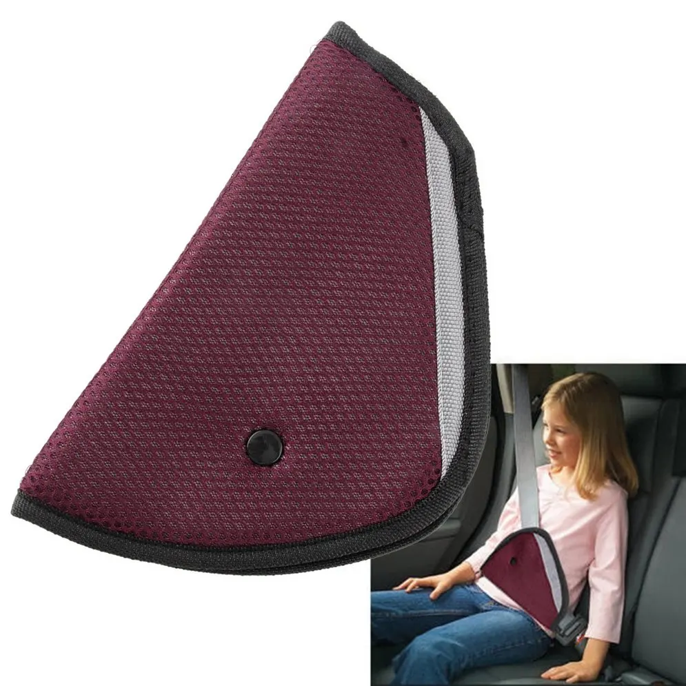 

8 Color Free shipping car Safe Fit Seat Belt Adjuster car safety belt adjust device baby child protector positioner Breathable