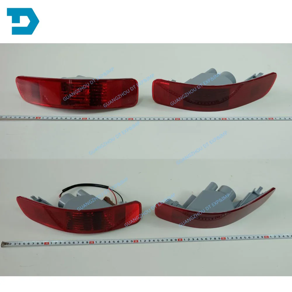 LEFT with bulb RIGHT WITHOUT BULB 2007 2012 outlander rear bumper lamp airtrek rear fog lamp