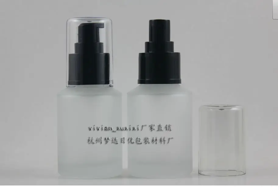 

wholesale 50pcs empty 2 ounce clear frost glass round lotion bottle ,buy glass 60ml lotion cosmetic bottle for liquid cream