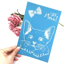 YPP ремесло кошка самоклеющиеся шелкография сетки передачи для DIY Футболка подушка ткань картина бумага украшение дома