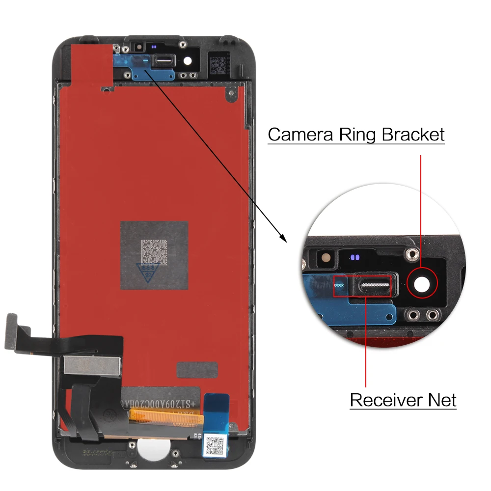 Srjtek для iPhone 7 ЖК дисплей сенсорный экран с цифровым преобразователем панель