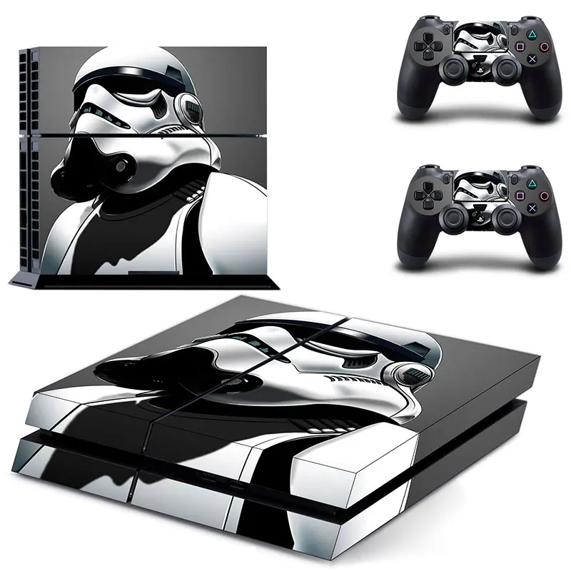 

Star Wars PS4 Colorskin Sticker For Sony Playstation 4 PS4 Console protection film and 2Pcs Controller Protective Skins