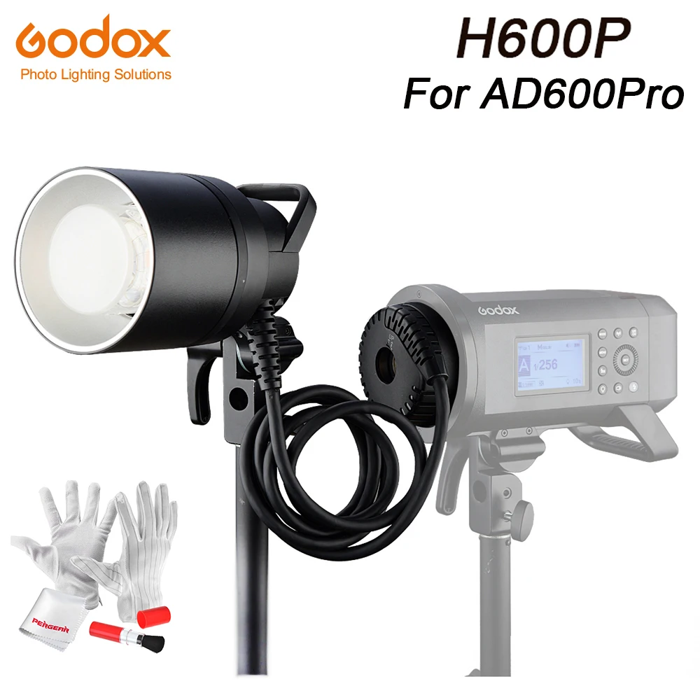 

2018 Newest Godox H600P Bowens Mount Flash Head Handheld Extension Head for Godox WITSTRO AD600Pro AD600 Pro TTL Flash Strobe