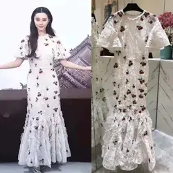 Vestidos mujer; 2018 элегантные белые вечерние платья Длинные Роскошные вечерние Женская одежда модные с рюшами платье self portrait