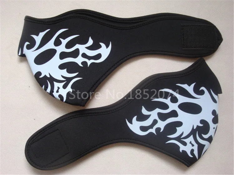Download Black Neoprene Half Face Mask Tribal Design Biker Skier Highway Cycling Mask Motorcycle Mask Motorcycle Valve Motorcycle 400ccmask Wrestling Aliexpress PSD Mockup Templates