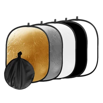 

Gosear 90x120cm 5-in-1 Portable Collapsible Oval Light Reflector Photography Studio Photo Camera Lighting Equipment Accessories