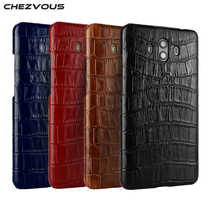 Leather Back Cover Case For Huawei Mate 10 CHEZVOUS Brand Cases