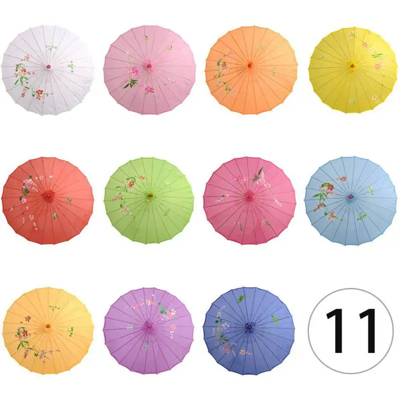 

Chinese Art Paint Oil Paper Umbrella for Classical Dance Bamboo Paper Umbrella Wedding Parties Costumes Cosplay Decoration