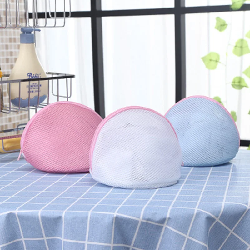 

New Zippered Foldable Laundry Bag Bra Socks Underwear Clothes Washing Machine Protection Net Mesh Bag Laundry Basket Dropship
