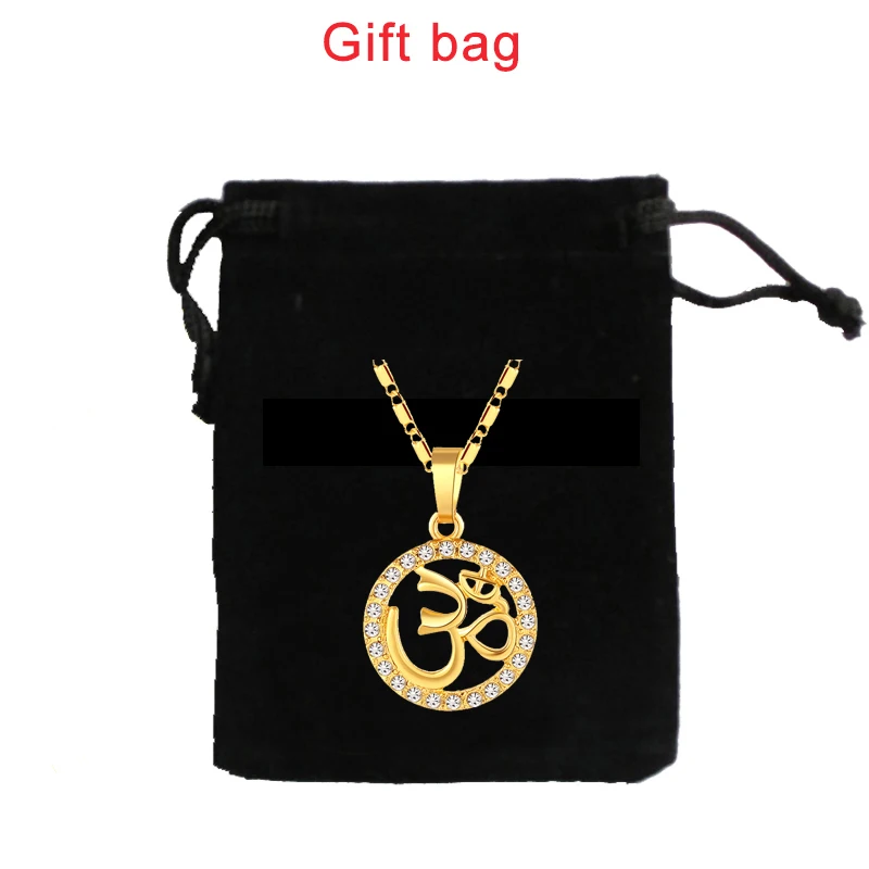 Маленькое индийское ожерелье для йоги, Подвеска для женщин и девушек, индуистское буддистское ожерелье, ювелирное изделие