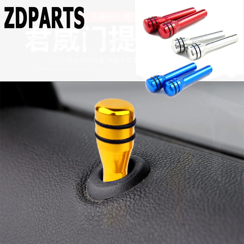 

ZDPARTS 2PC Automobiles Car Door Pin Lock Knob Lift Covers For Toyota Corolla Avensis Rav4 c-hr Volkswagen VW Passat B6 B5 Polo