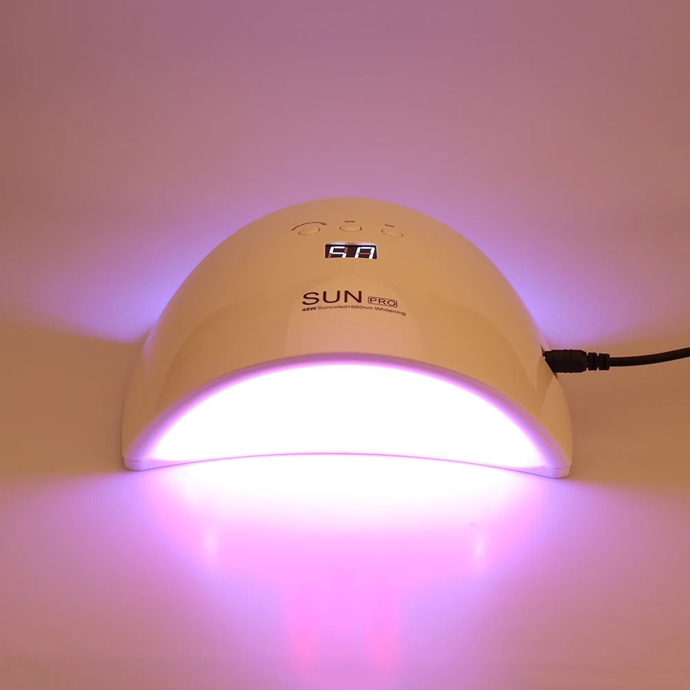 

48W LED Nail Dryer Curing Lamp Machine Art Beauty Tool for UV Gel Nail Polish