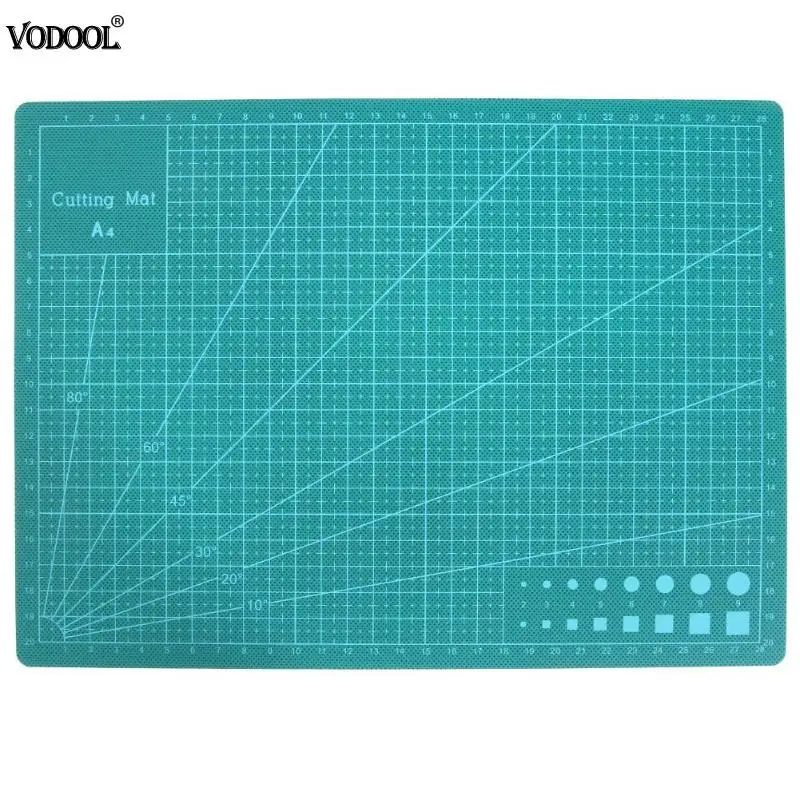 

A4 PVC Cutting Mat Double-sided Self Healing Cutting Board Patchwork Hobby Craft DIY Cut Pad Tools for Fabric Paper Engraving