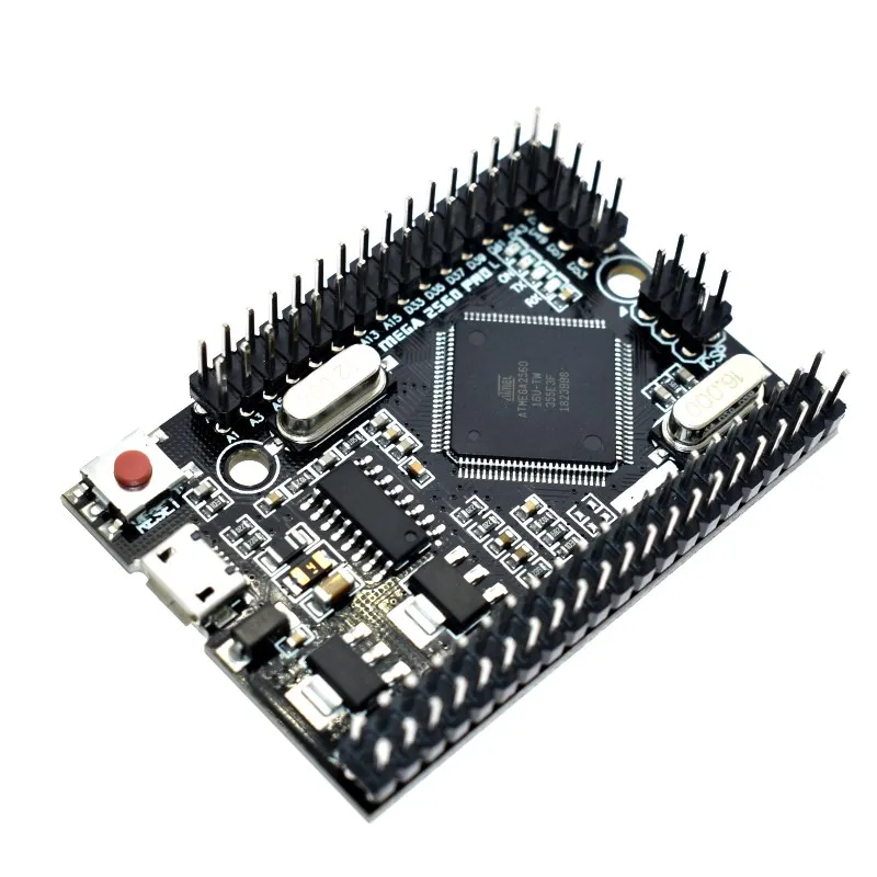 AEAK Mega 2560 PRO MINI 5 В(встраивание) CH340G ATmega2560-16AU с наконечниками, совместимыми с arduino Mega 2560