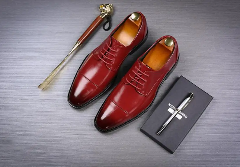 Классические мужские деловые кожаные туфли; мужские свадебные туфли в британском стиле; модельные туфли; износостойкая обувь из воловьей кожи; размеры 13 13,5