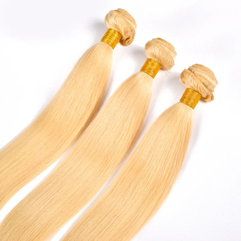 Vivace волосы светлые Волосы remy отбеленные Натуральные Прямые 3bundles бразильский