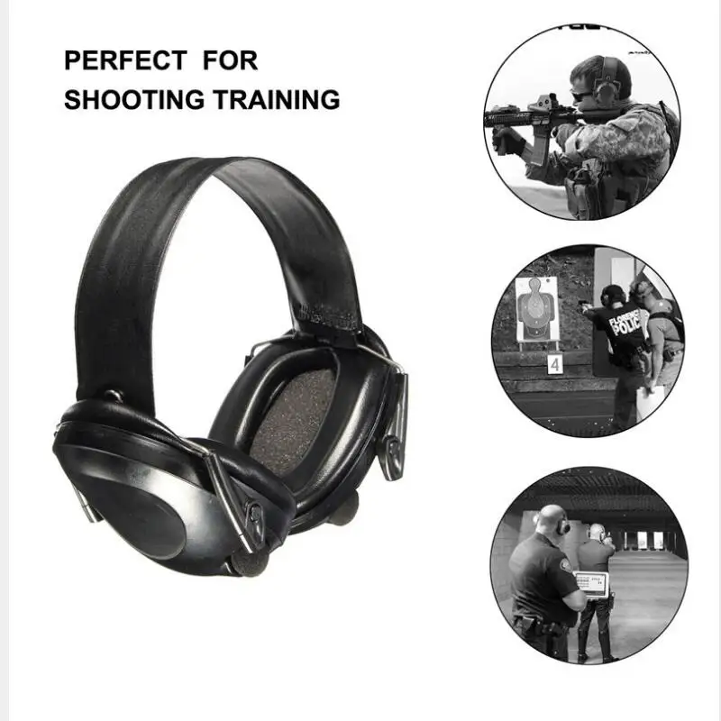 

LESHP Tactical 6s Noise Cancelling 21DB Tactical Shooting Headset Soft Padded Headset Shooting Hunting Airsoft Earphone