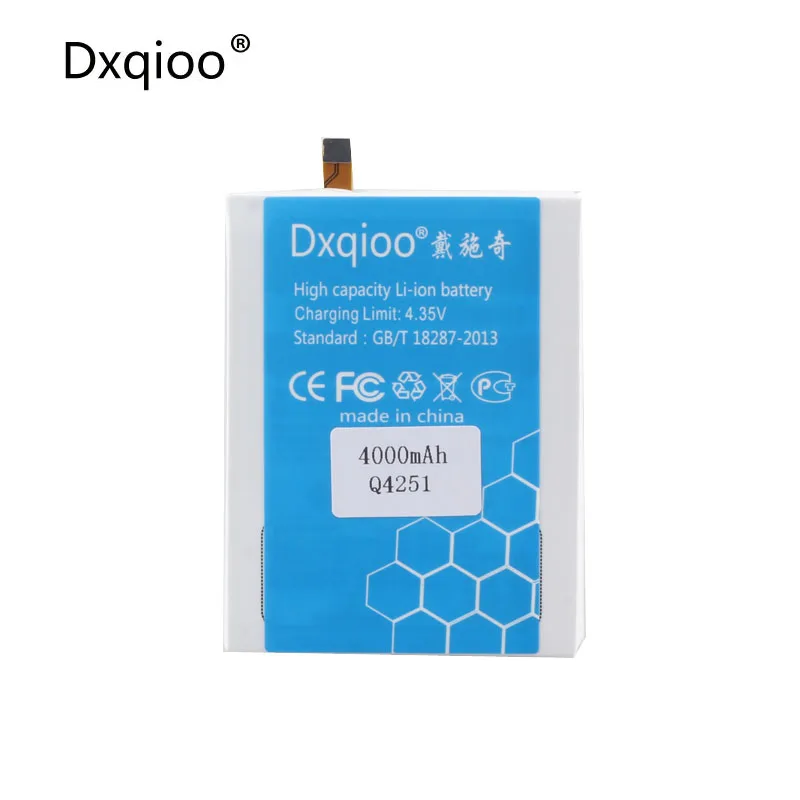 

Dxqioo Q4251 battery fit for micromax q4251 4000mah batteries