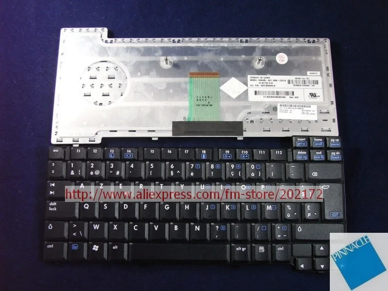 

Brand New Black Laptop Notebook Keyboard 378248-181 365485-A41 6037A0093615 For HP Compaq nc6120 nx6110 series (Belgium)