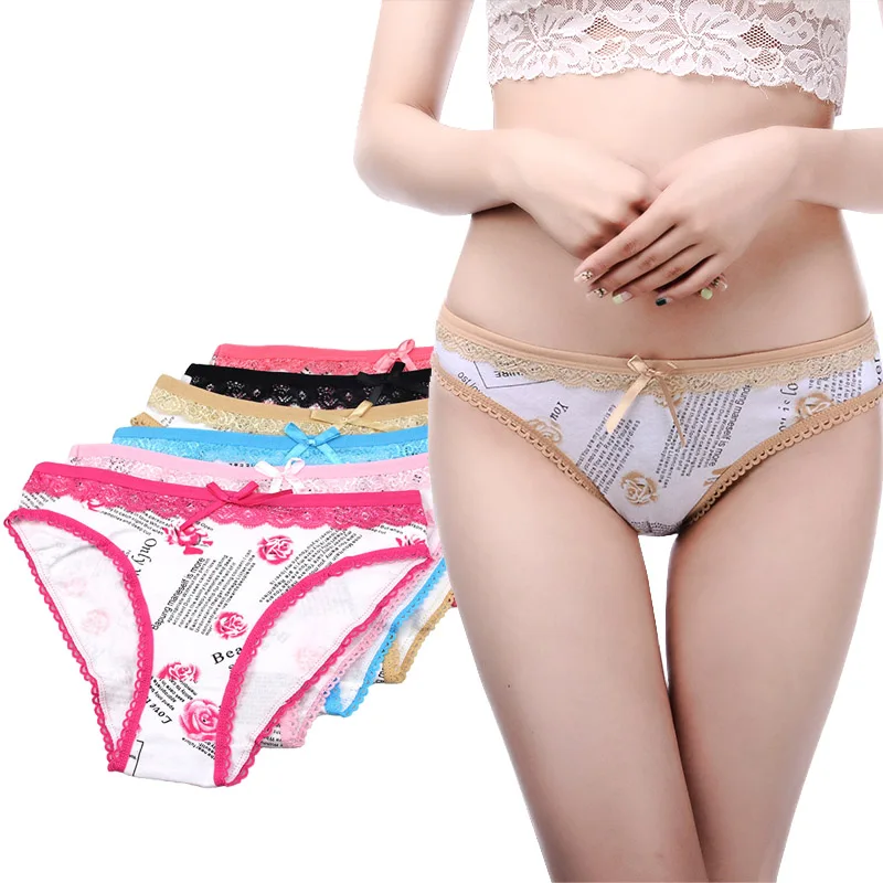 Buy 3Pieces/Lot Panties Women Briefs Sexy