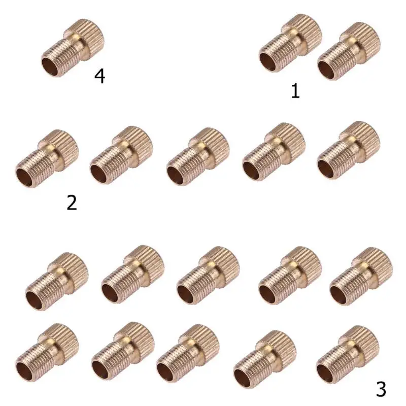 

1/2/5/10 pcs FR valve to US valve Bicycle Bike Tire Valve Adapter Pump Convert Presta Cycling Pump Accessories Lightweight