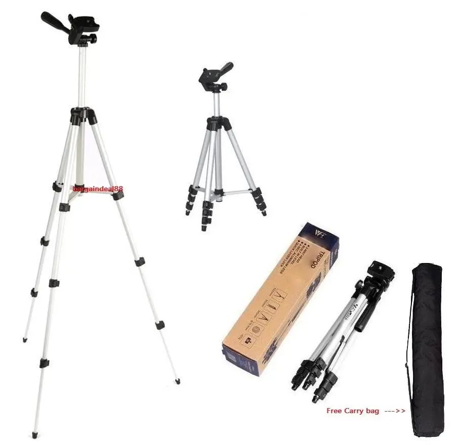  35-105cm Lightweight Aluminum Mini Tripod 4 Sections Universal Camera Tripod Camera Stand Photo Tri