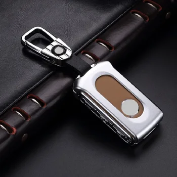 

High-quality Aluminum Alloy Car Key Protecting Shell Key Covers Case For 2018 Volvo XC60 XC90 S90 V90 Accessory Car-Styling