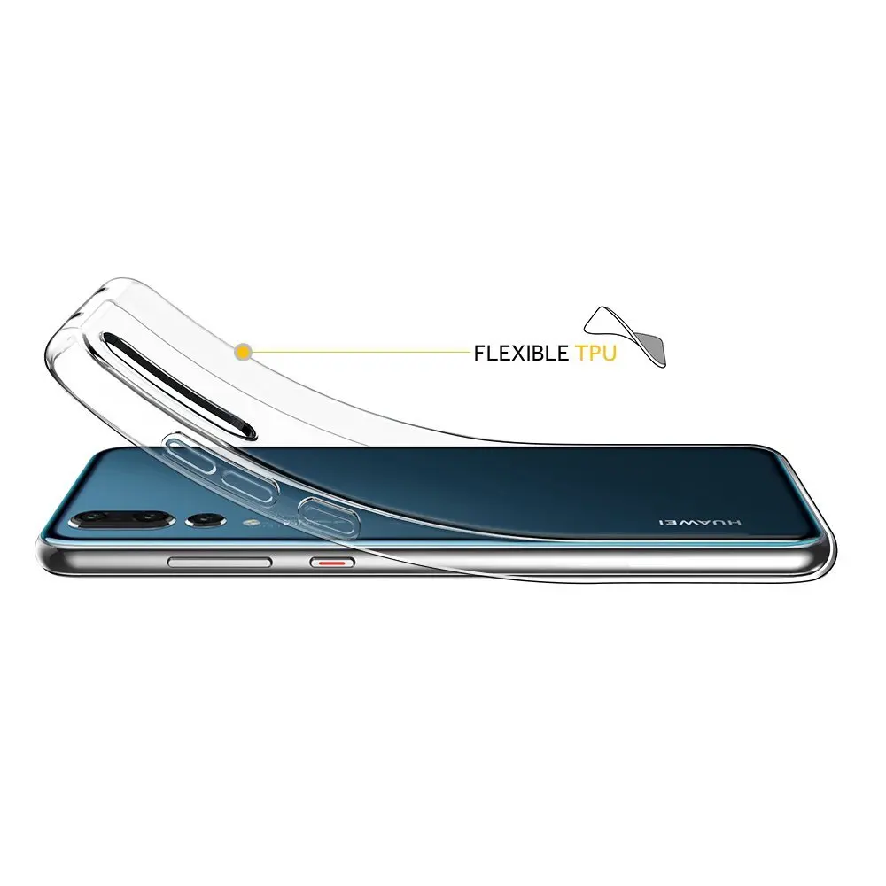 Ultra Thin Soft Silicon Clear Transparent Phone Case for Huawei P30 Pro P20 Lite Full Body Slim Protective Funda for Mate20 Pro