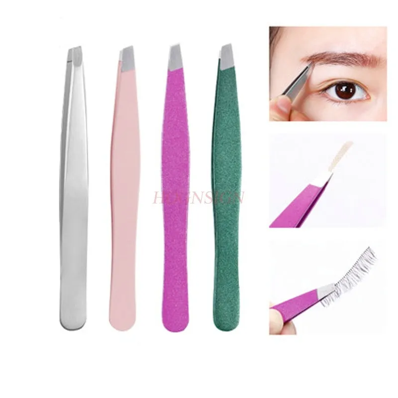 Eyebrow Tools eyebrow Clip Stainless Steel Plucking Forceps Eyelash Eye Flat Beauty Tool Sale | Красота и здоровье