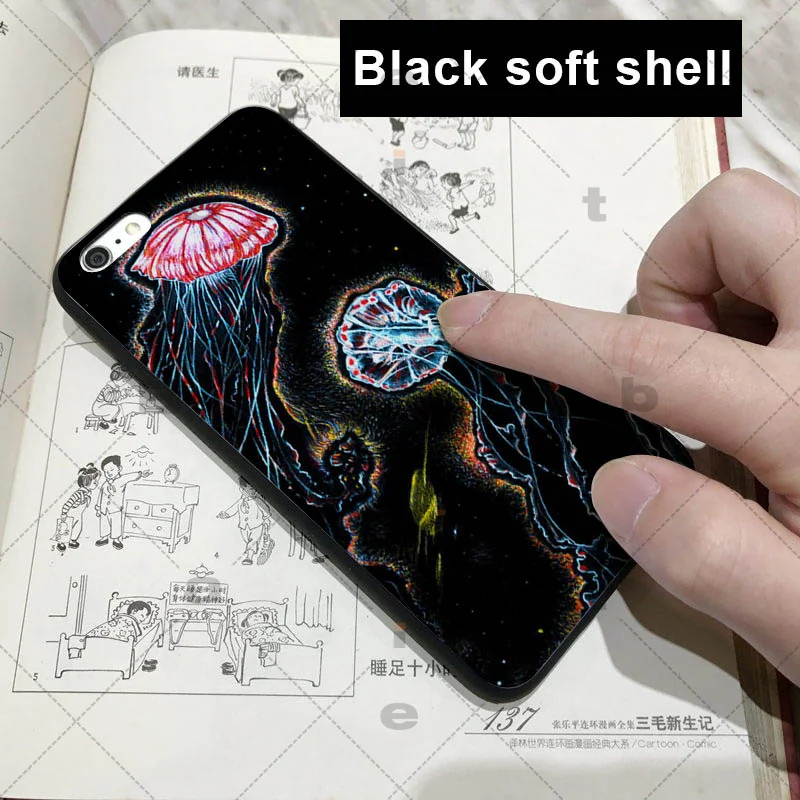 Babaite Медузы Телефон задняя крышка ТПУ чехол для iPhone X XS MAX 6 6S 7 7plus 8 8Plus 5 5S