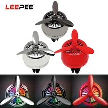 LEEPEE Air Force 3 пропеллер форма светодиодный свет освежитель воздуха выход вентиляционный зажим парфюмерный диффузор Автомобильные украшения