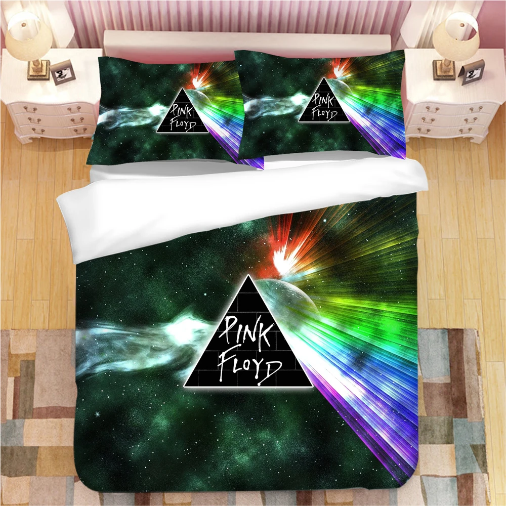

Bedding Sets Geometric Pattern 3D Good quality 3pcs Pillowcases single double queen king duvet Cover Set For luxury Home Textile